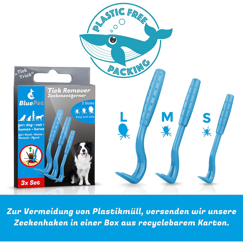 Kit De Retrait De Tiques 8 Pièces - Crochets, Pince, Loupe Pour Chiens, Chats Et Enfants, Facile Et Sûr